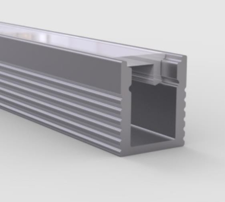 El perfil de aluminio anodizado 7,8 x 8.9m m de la luz del LED llevó el canal de la tira