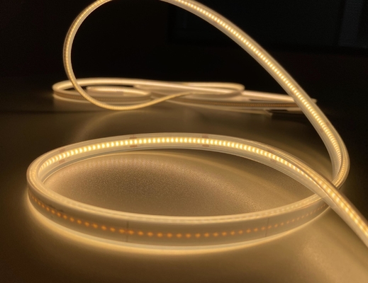Protuberancia impermeable flexible 3000K del silicio de la luz de tira de la MAZORCA LED IP65