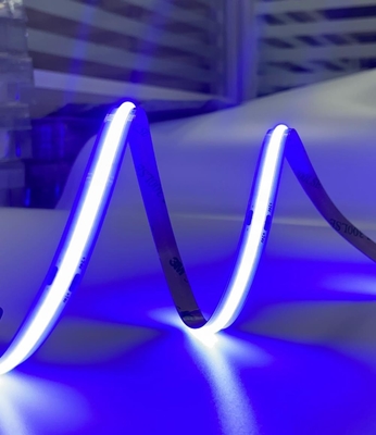 Serie estándar flexible de la luz IP20 24V de la cinta de la MAZORCA del color azul LED