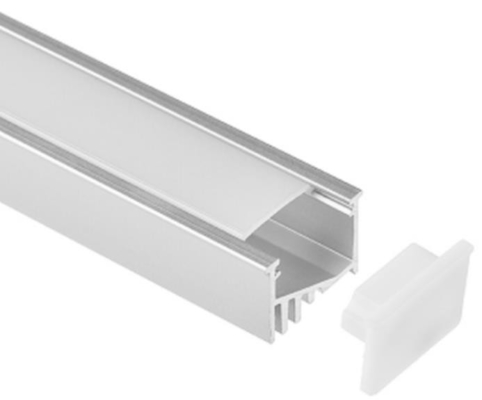 Protuberancias llevadas de aluminio Doble-anodizadas de la tira 21x12.5m m RoHS