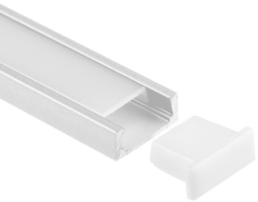 Perfil de aluminio 6063 15,9 x 6m m RoHS de la luz de Milewood LED