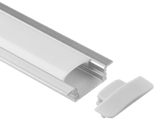 Aviación del canal de luz de la cinta del LED 6063 OEM de aluminio de 17,3 x de 7m m
