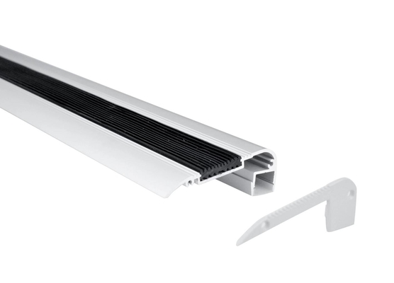 Canal de aluminio anodizado 6063 68x24.6m m del perfil de la luz del LED para el borde del paso