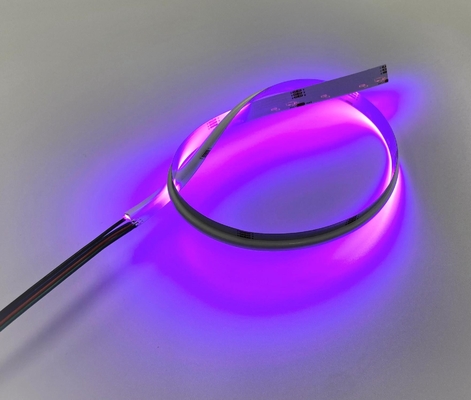 La luz de tira de emisión lateral de la MAZORCA del RGB LED 10w 24V DC 378 salta