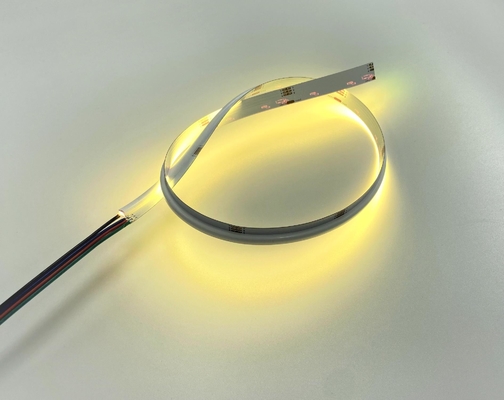 La luz de tira de emisión lateral de la MAZORCA del RGB LED 10w 24V DC 378 salta