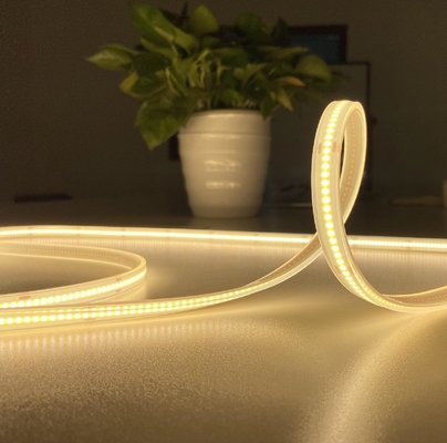 luz de tira flexible Ip68 de la tira 62.5m m de la MAZORCA de la protuberancia sólida LED del silicio 24V